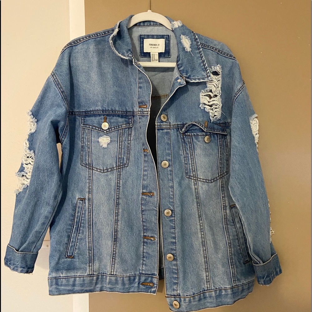 Forever 21 Oversized Denim Jacket